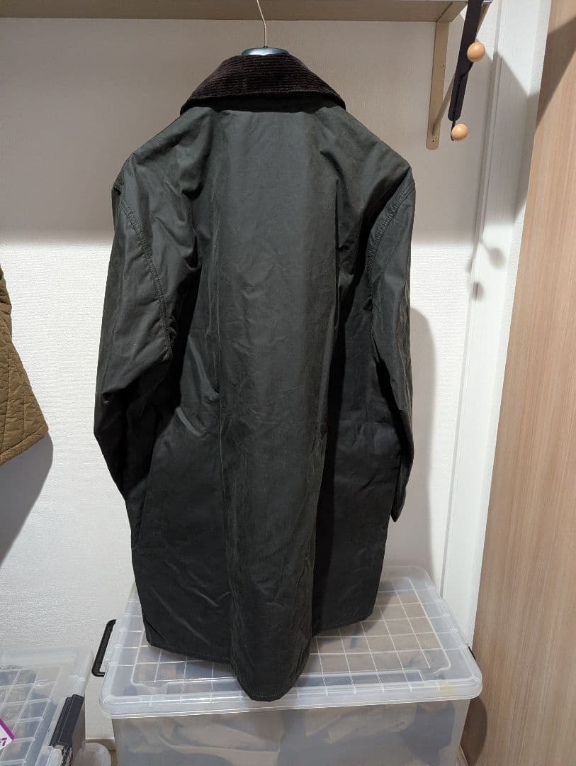 Barbour BORDER WAXED COTTON/22AW タグ付き