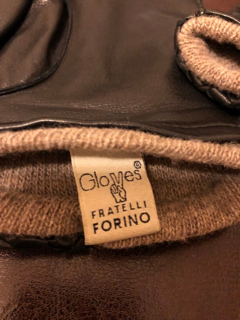 イタリア製ハンドメイド　ナノ・ユニバース×Gloves ブラック　8 1/2