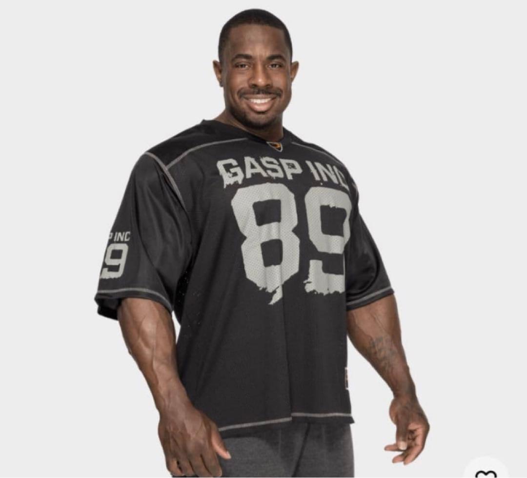 GASP INC メッシュ Tシャツ 89 ブラック