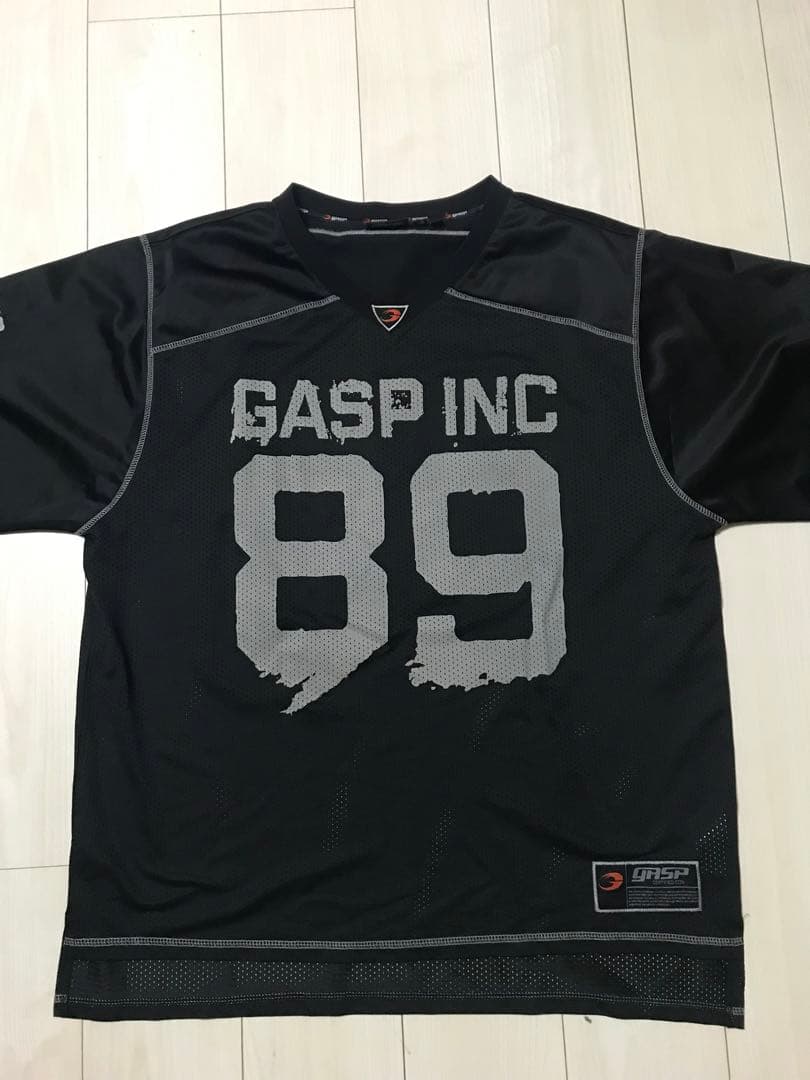 GASP INC メッシュ Tシャツ 89 ブラック