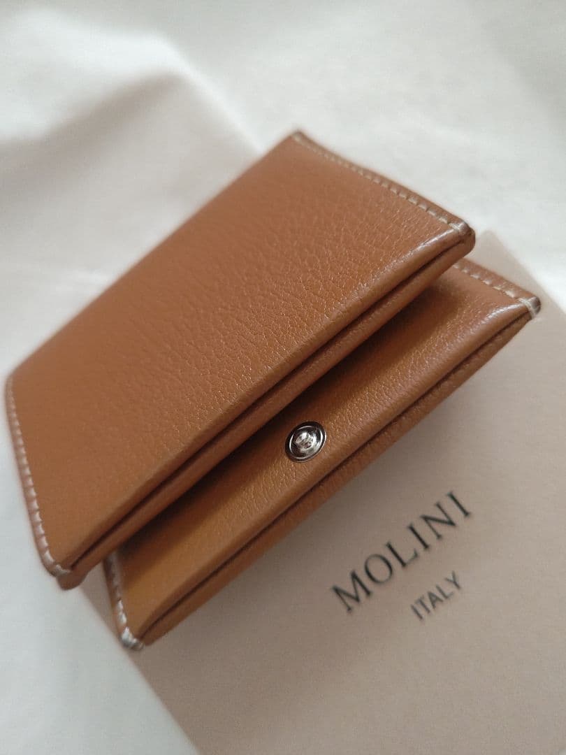 molini　Bifold Compact Wallet - Camel