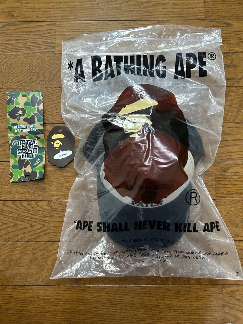 帽子 BAPE x BLACK EYE PATCH COLLEGE MESH CAP