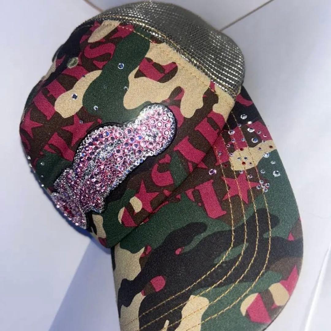 HYSTERIC GLAMOUR 迷彩 ジュエルキャップ
