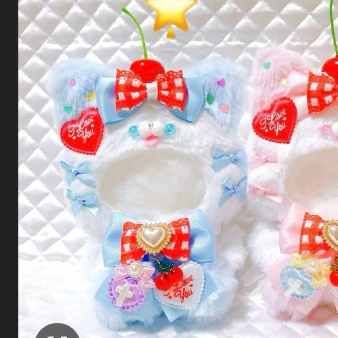 にじぱぺっと ねこ マスコット ぬい服 10cm ぬいぐるみ ヘッドドレス 32