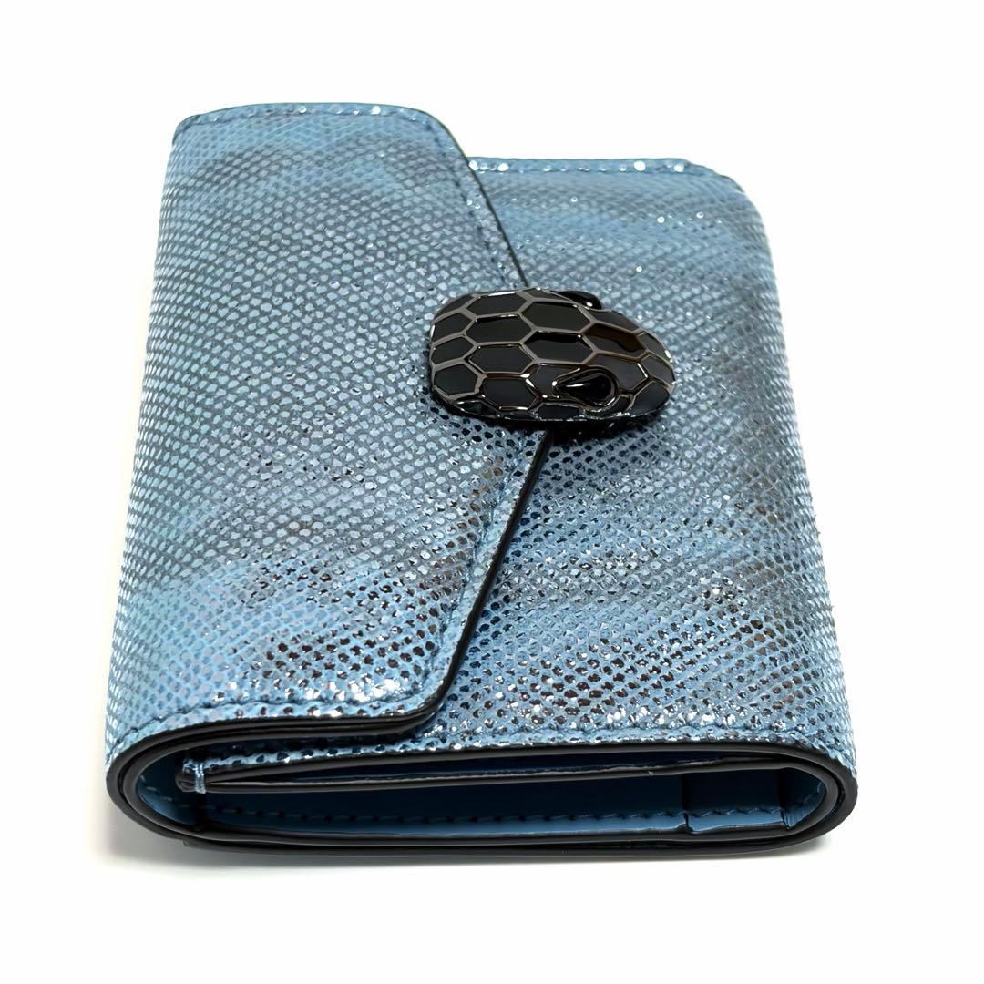 BVLGARI 三つ折り財布 セルペンティフォーエバー レザー 美品 未使用