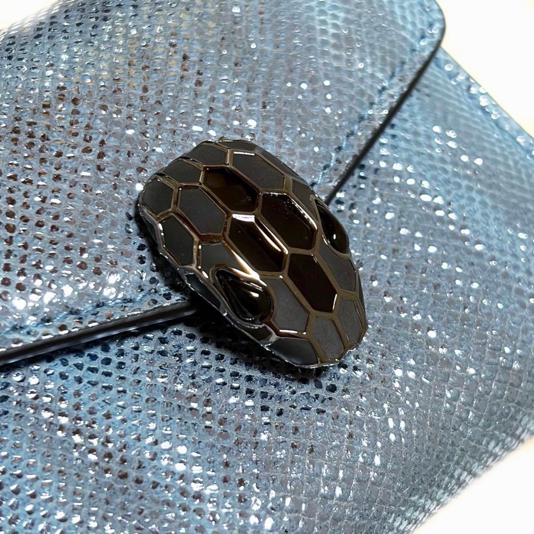 BVLGARI 三つ折り財布 セルペンティフォーエバー レザー 美品 未使用