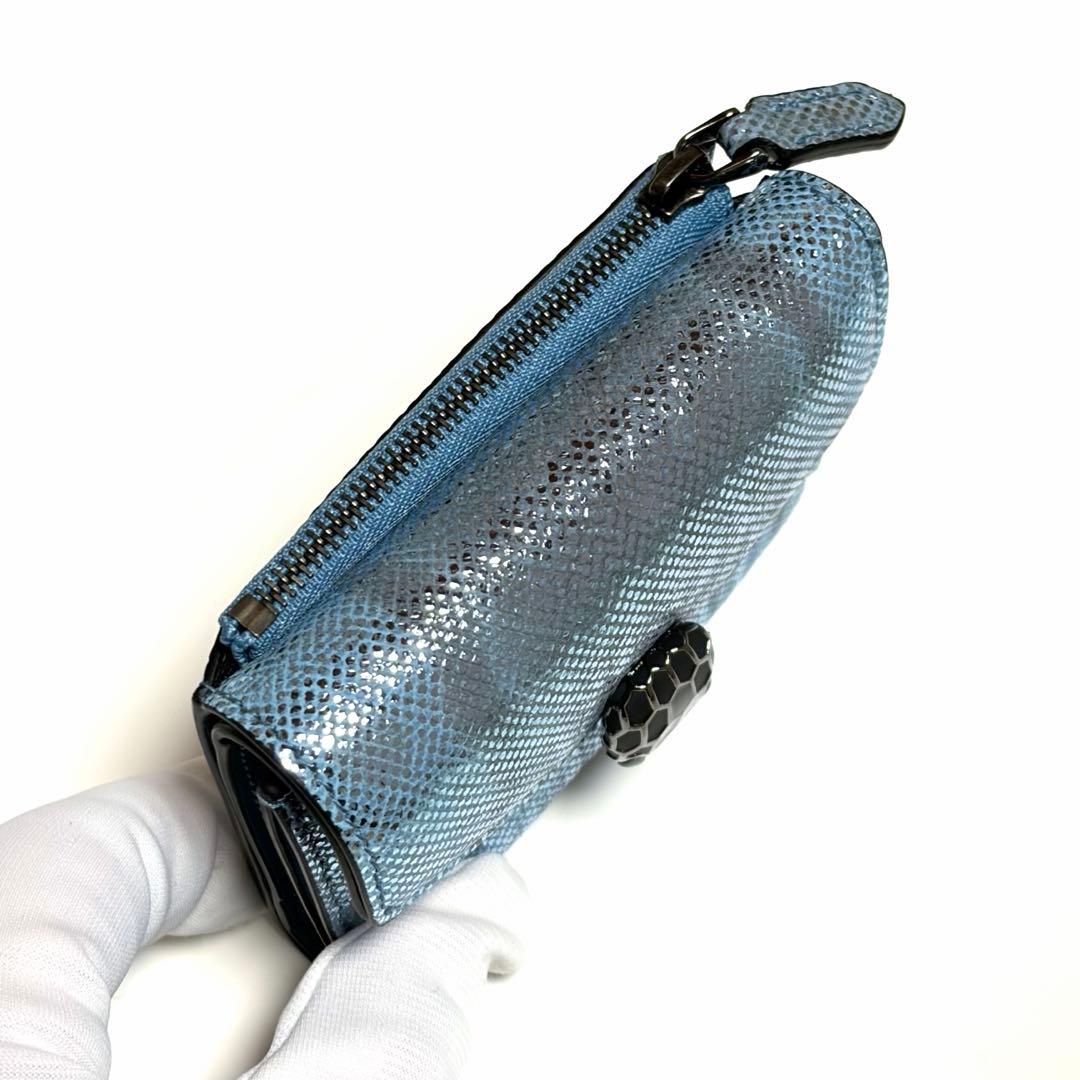 BVLGARI 三つ折り財布 セルペンティフォーエバー レザー 美品 未使用