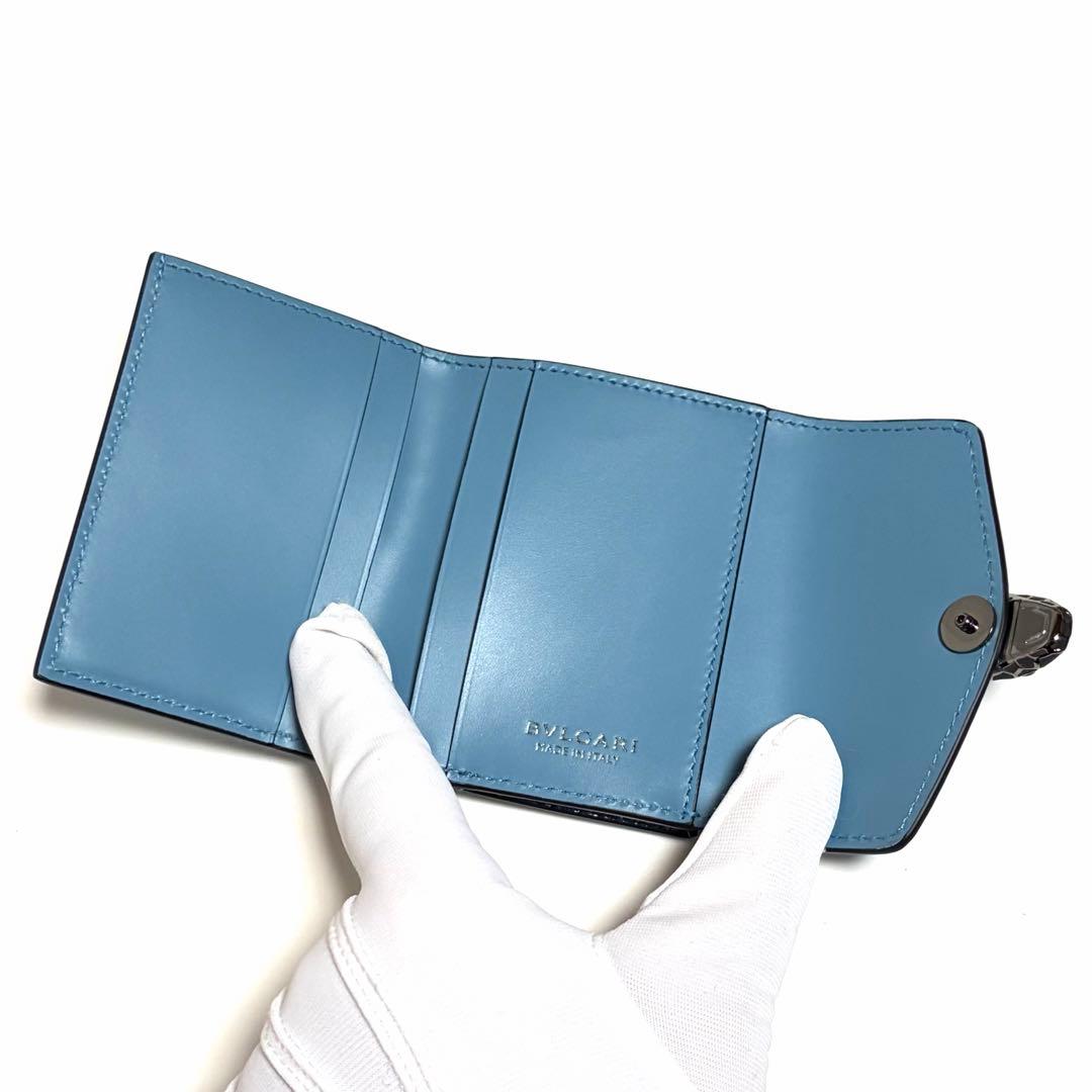 BVLGARI 三つ折り財布 セルペンティフォーエバー レザー 美品 未使用