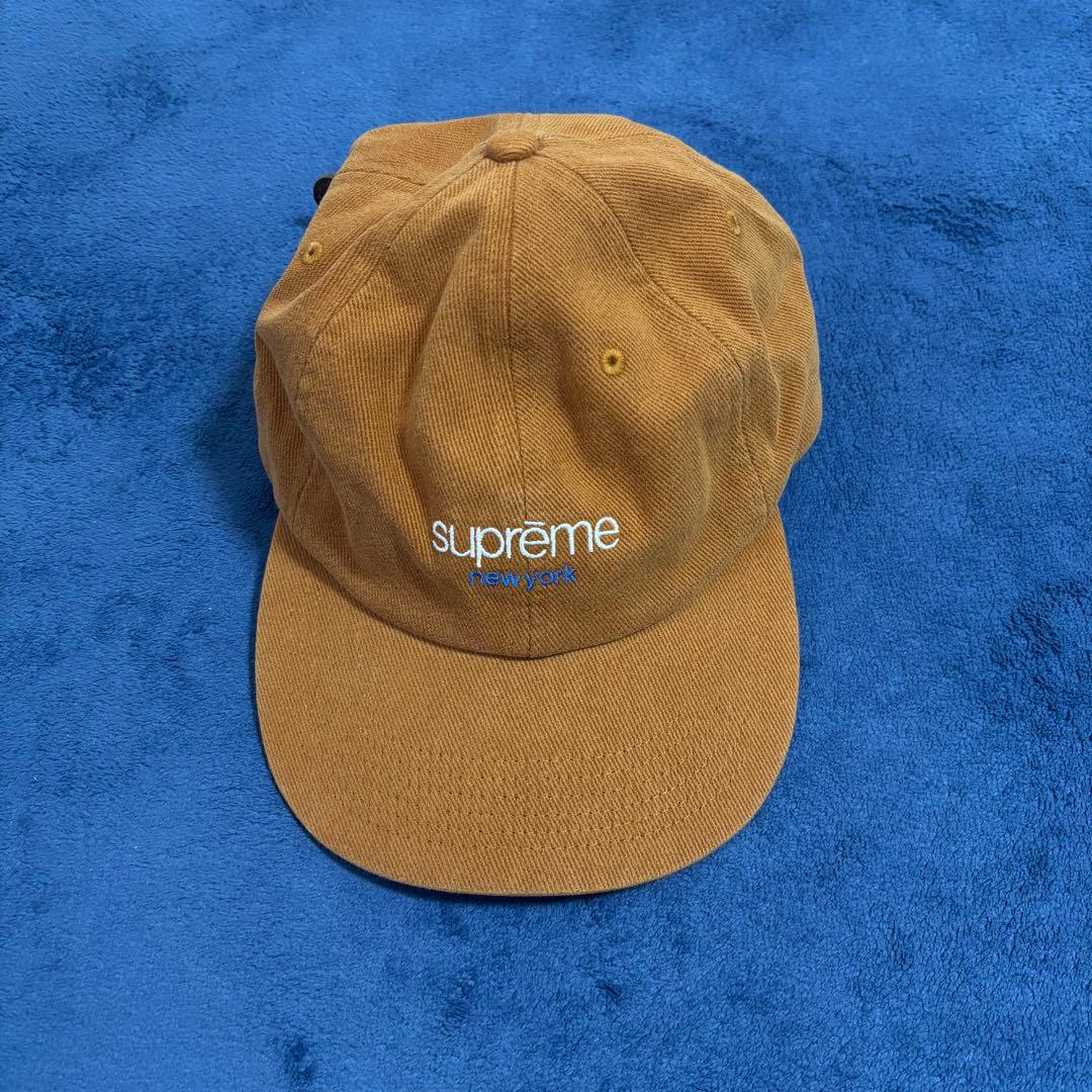 Supreme Classic Logo 6-Panel キャップ コットン