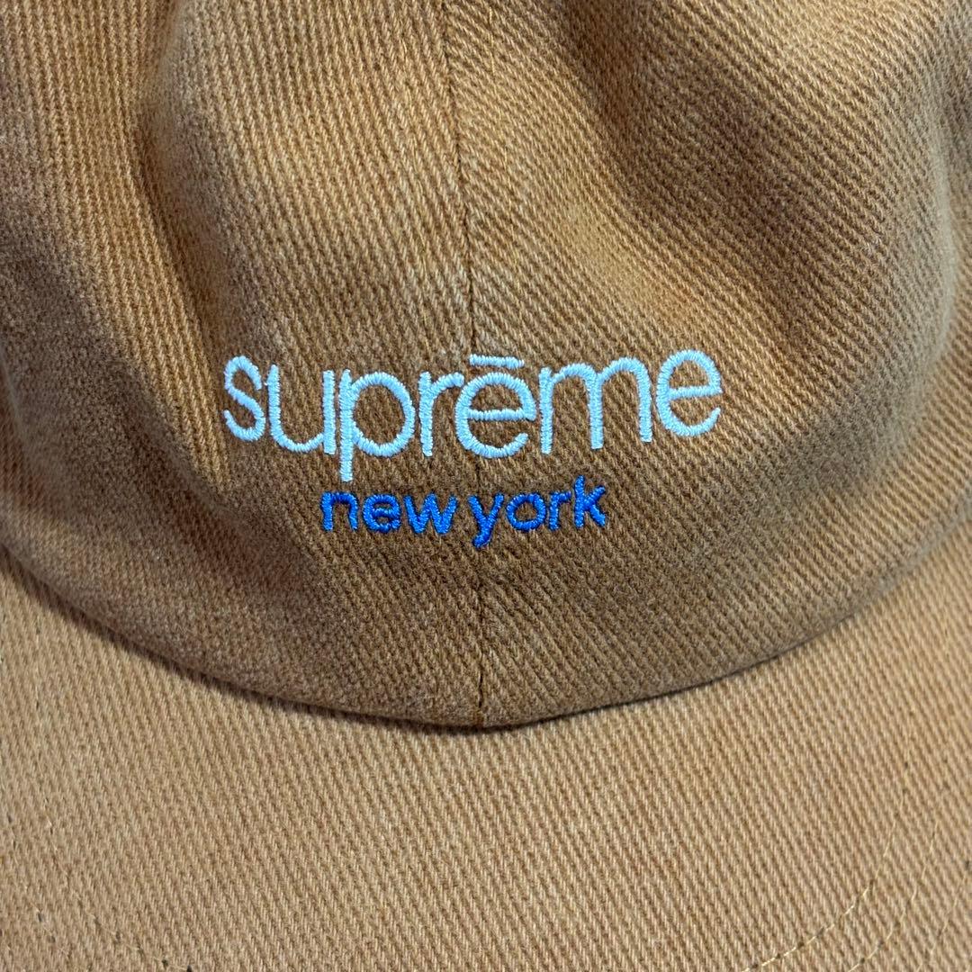 Supreme Classic Logo 6-Panel キャップ コットン