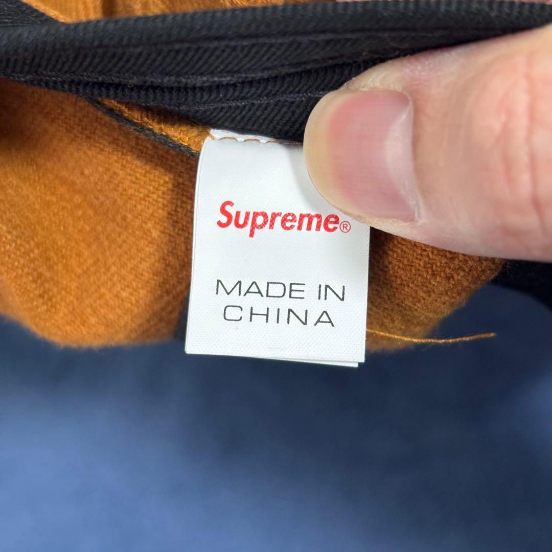 Supreme Classic Logo 6-Panel キャップ コットン