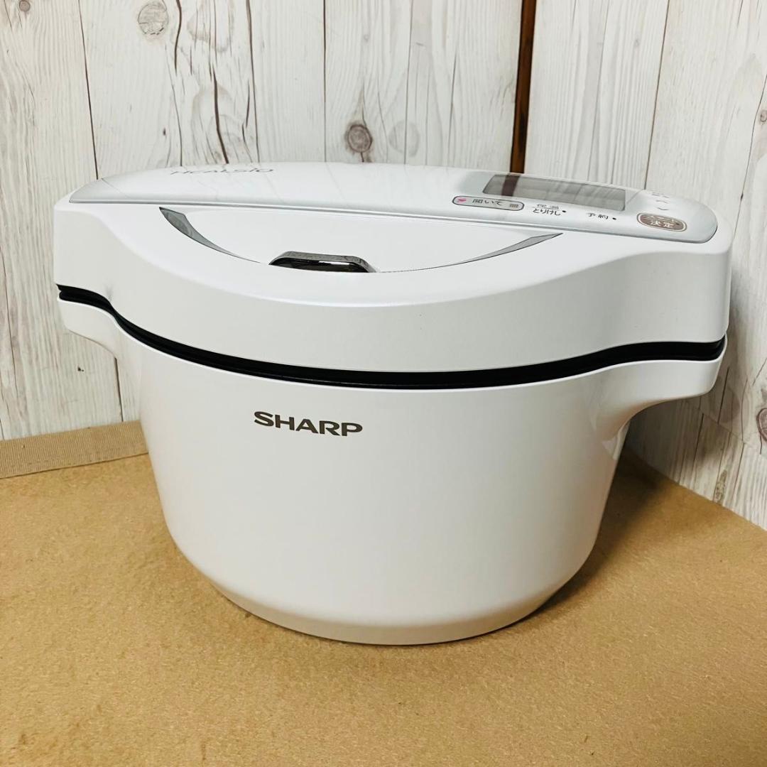 【美品】SHARP KN-HW16E-W ホットクック 水なし自動調理鍋