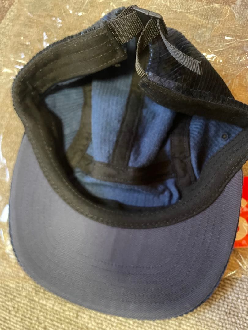 Supreme Camo Corduroy Camp Cap ネイビー19aw