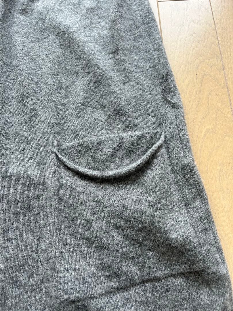 ⭐︎お値下げ⭐︎n100 ファインカシミヤガウン100% スポーツグレー　日本製