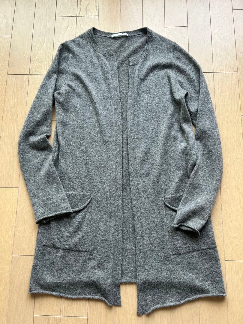 ⭐︎お値下げ⭐︎n100 ファインカシミヤガウン100% スポーツグレー　日本製