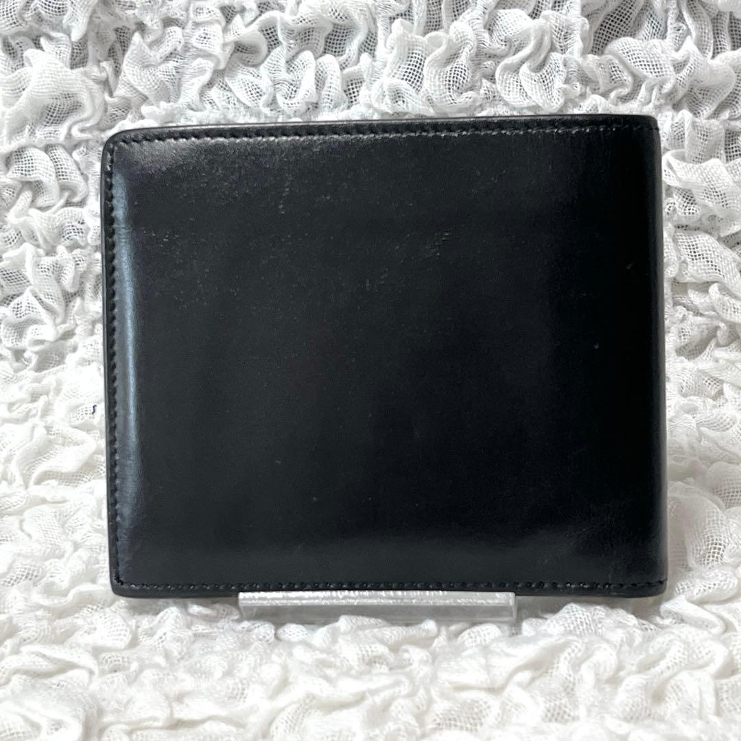 希少✨美品✨サンローラン　二つ折り財布　コンパクト　札入れ　ブラック　黒　ロゴ