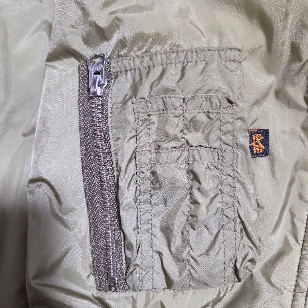 【ALPHA INDUSTRIES】MA-1ライト ジャケット カーキ Mサイズ