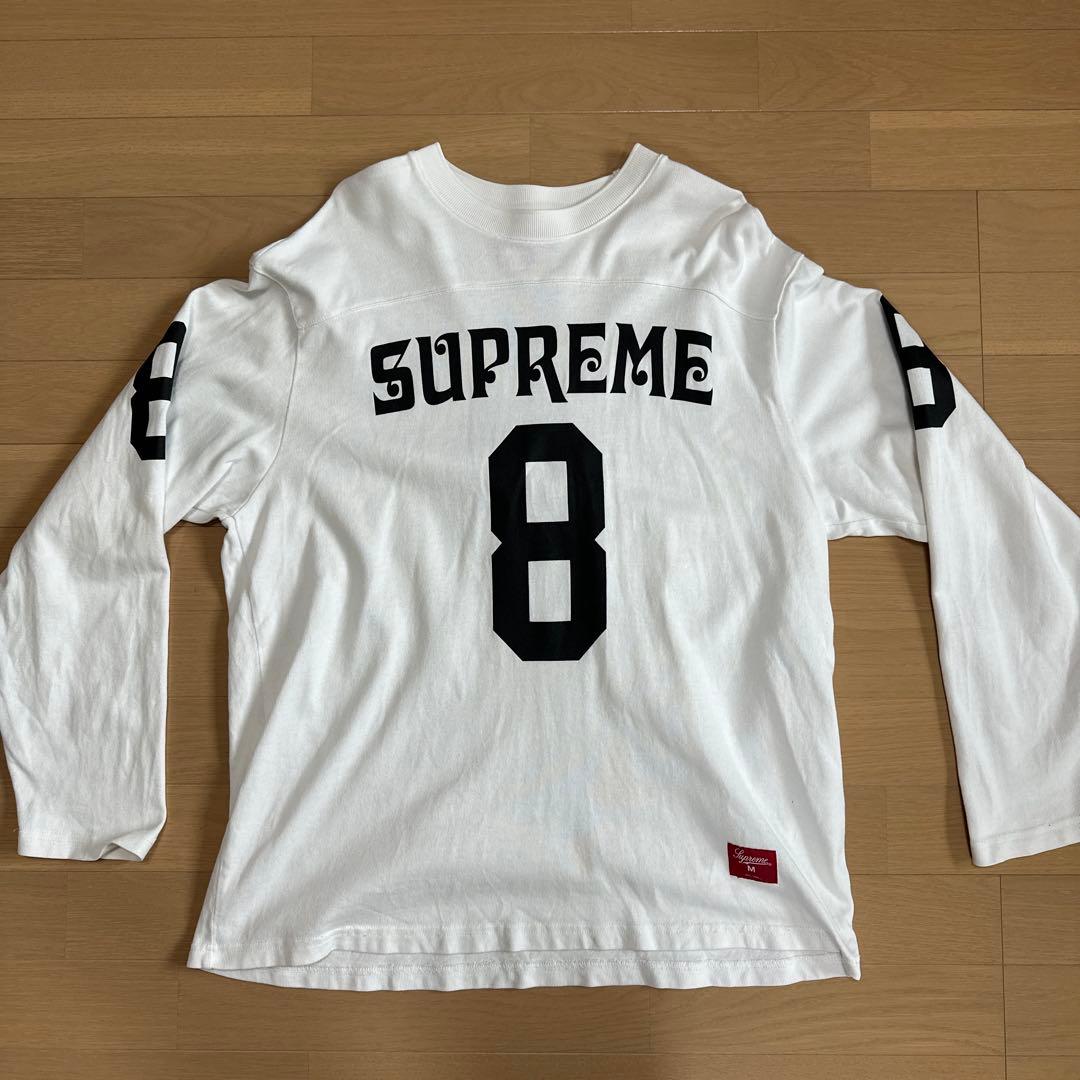 【美品】Supreme シャドウロゴ Tシャツ M 白 21AW ストリート