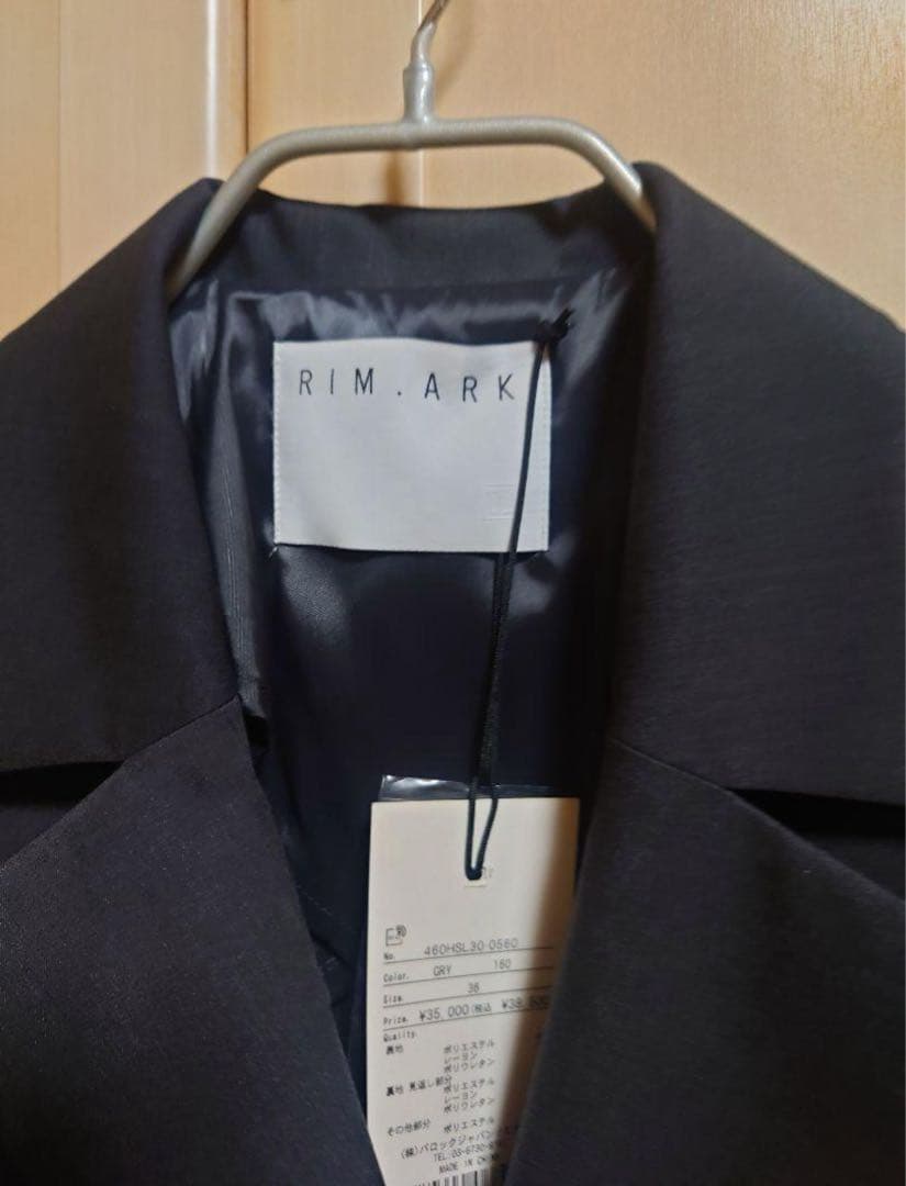 ジャケット・アウター RIM.ARK Back flap basic JK GRY 36