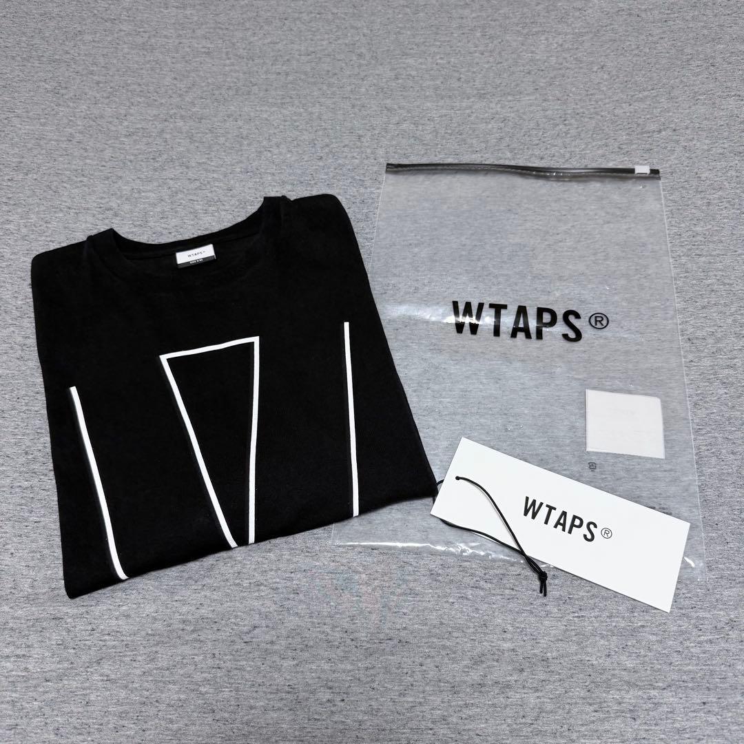 WTAPS ダブルタップス　24SS　ビッグロゴ　ヘビーTシャツ　L