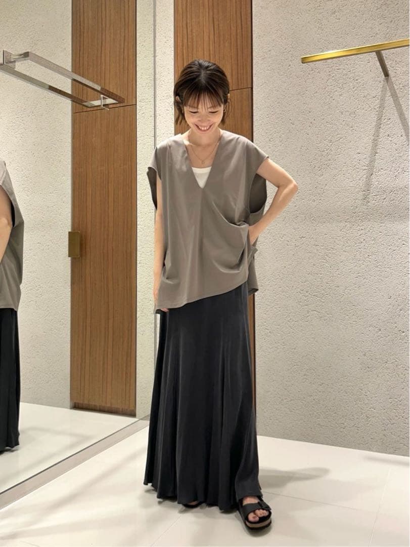 plage✴︎25SS✴︎Washable Fibril スカート34✴︎¥22000