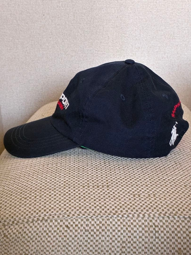 POLO SPORT Ralph Lauren 星条旗ロゴ キャップ ネイビー