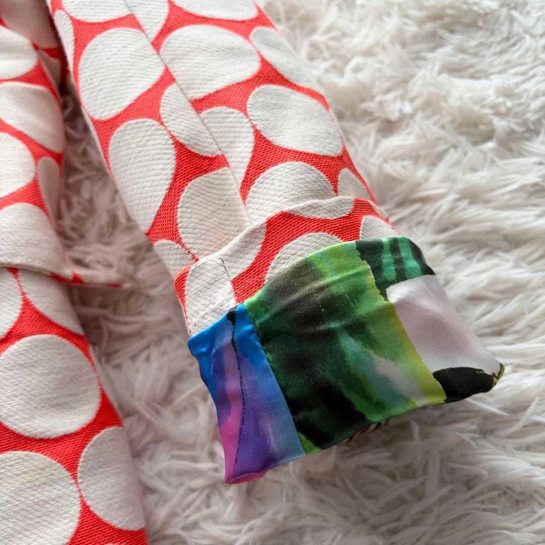 【専用✨】Desigual ドット柄テーラードジャケット スプリングコートXL