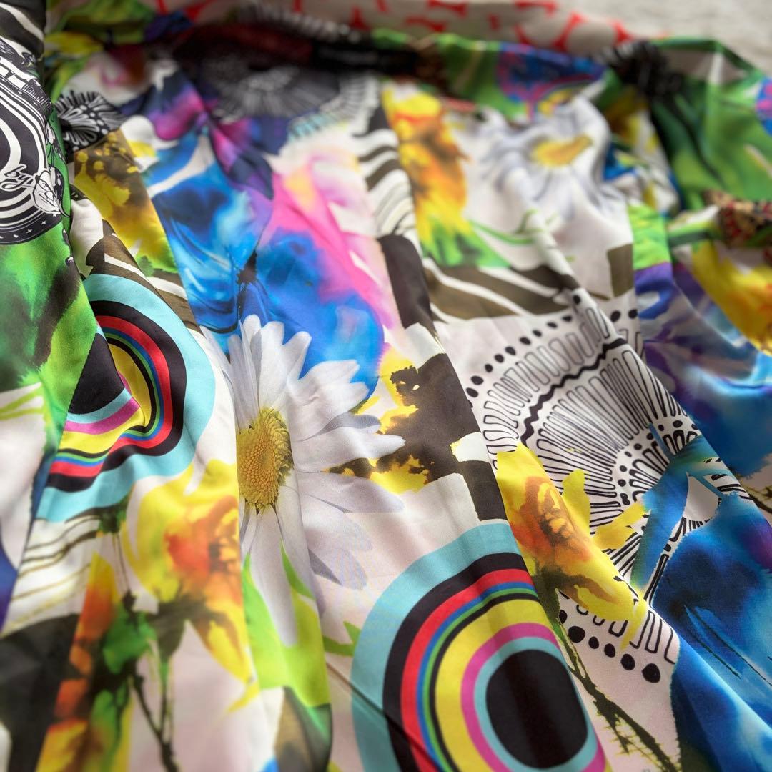 【専用✨】Desigual ドット柄テーラードジャケット スプリングコートXL
