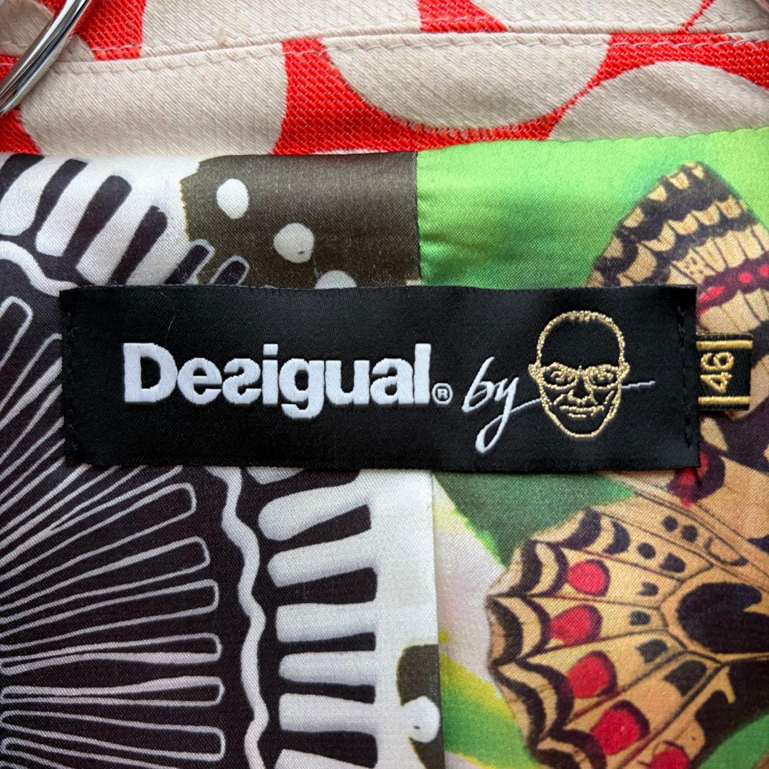 【専用✨】Desigual ドット柄テーラードジャケット スプリングコートXL