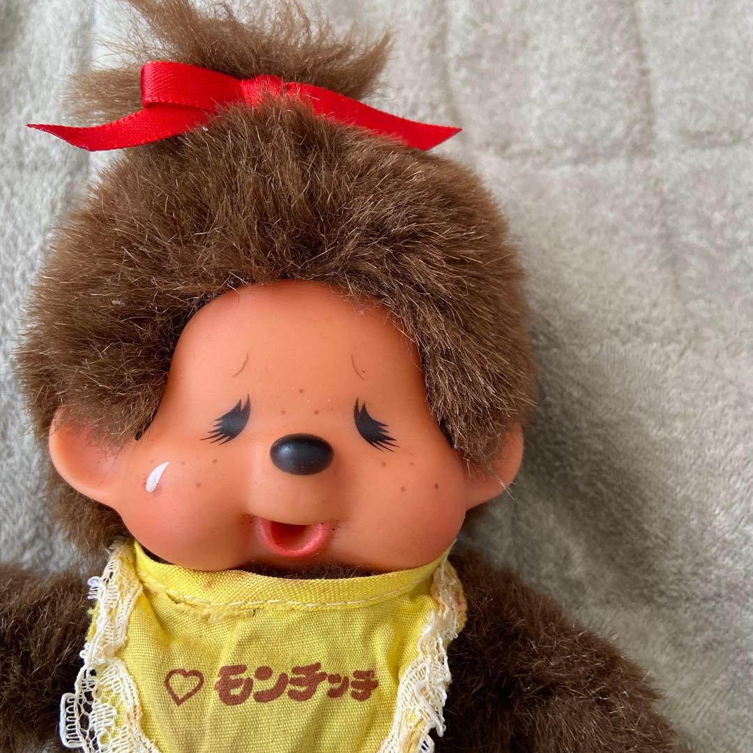 ビンテージ モンチッチ 女の子 泣き monchhichi スニーカー履きタグ付