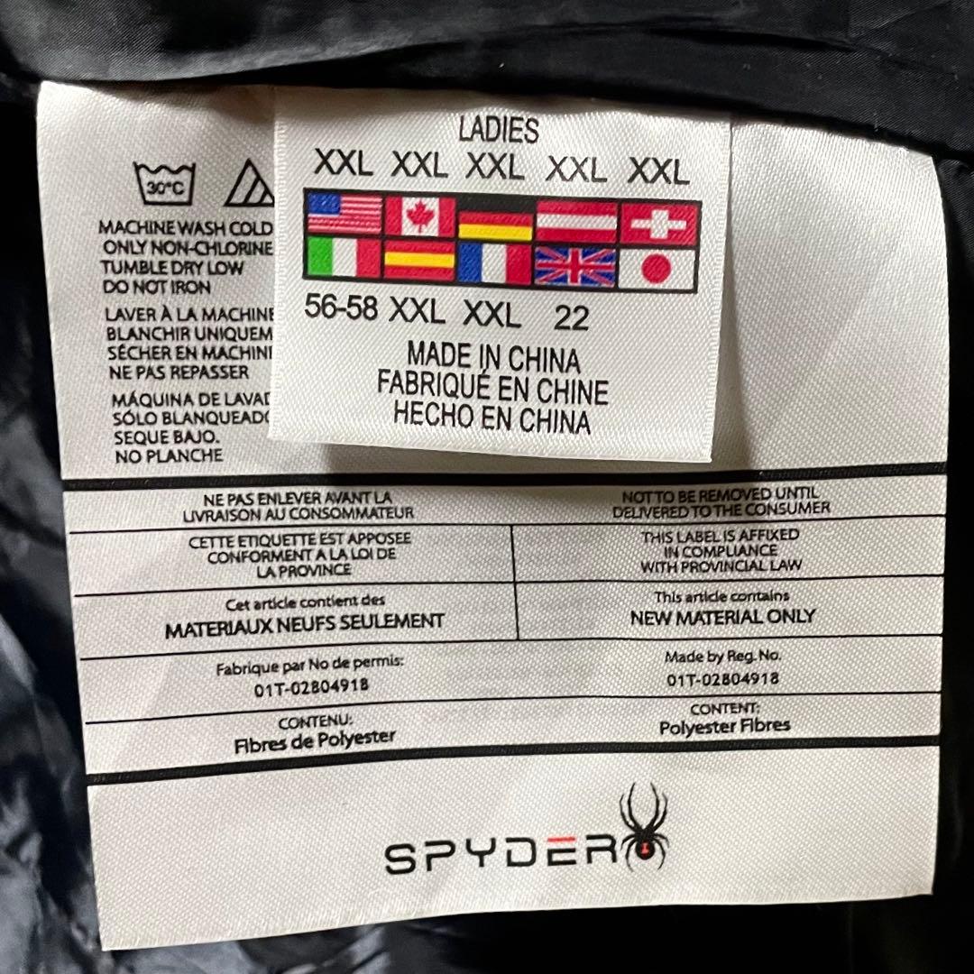 【新品タグ付き】SPYDER スパイダー　ベスト　XXL