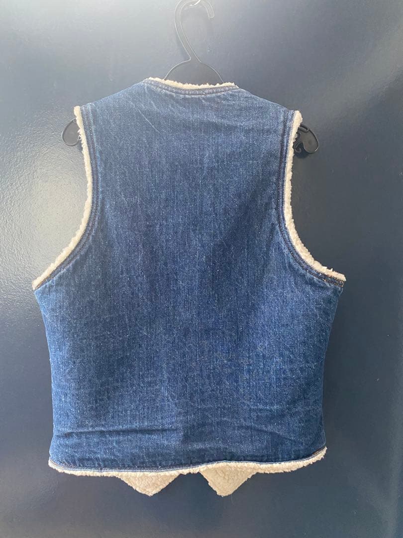 Levi's デニムベスト Sサイズ ボア
