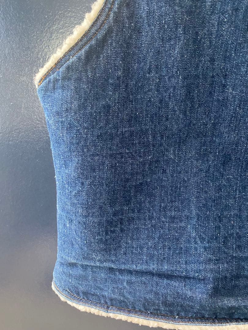 Levi's デニムベスト Sサイズ ボア