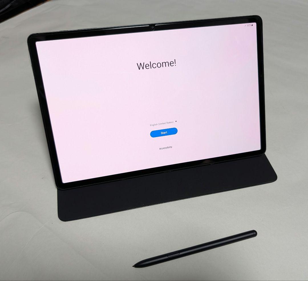 Galaxy Tab S7+ 本体+純正ケース+純正キーボードケースのフルセット