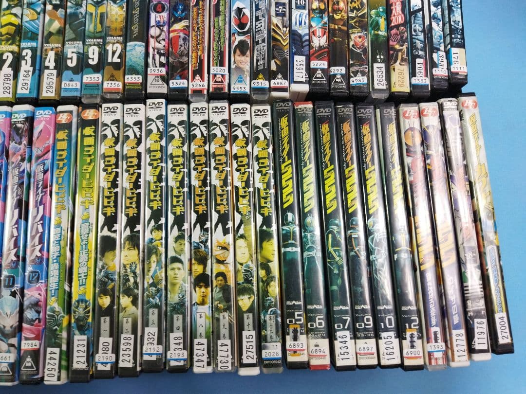 仮面ライダー　レンタルアップ　DVD　80点　まとめ大量セット