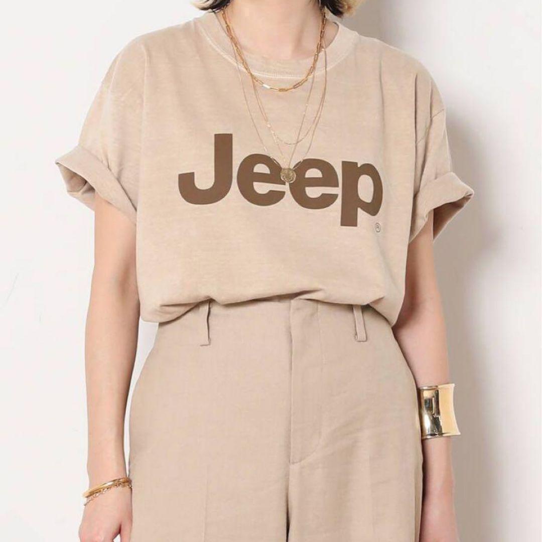 最終価格【新品】グッドロックスピード Jeep LOGO Tsh ベージュ
