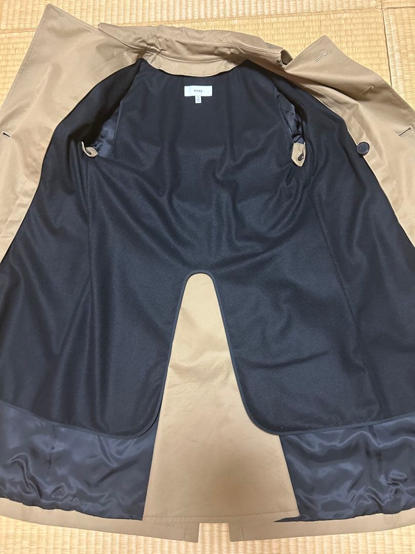 HYKE ベージュ トレンチコート サイズ2 値下げしました