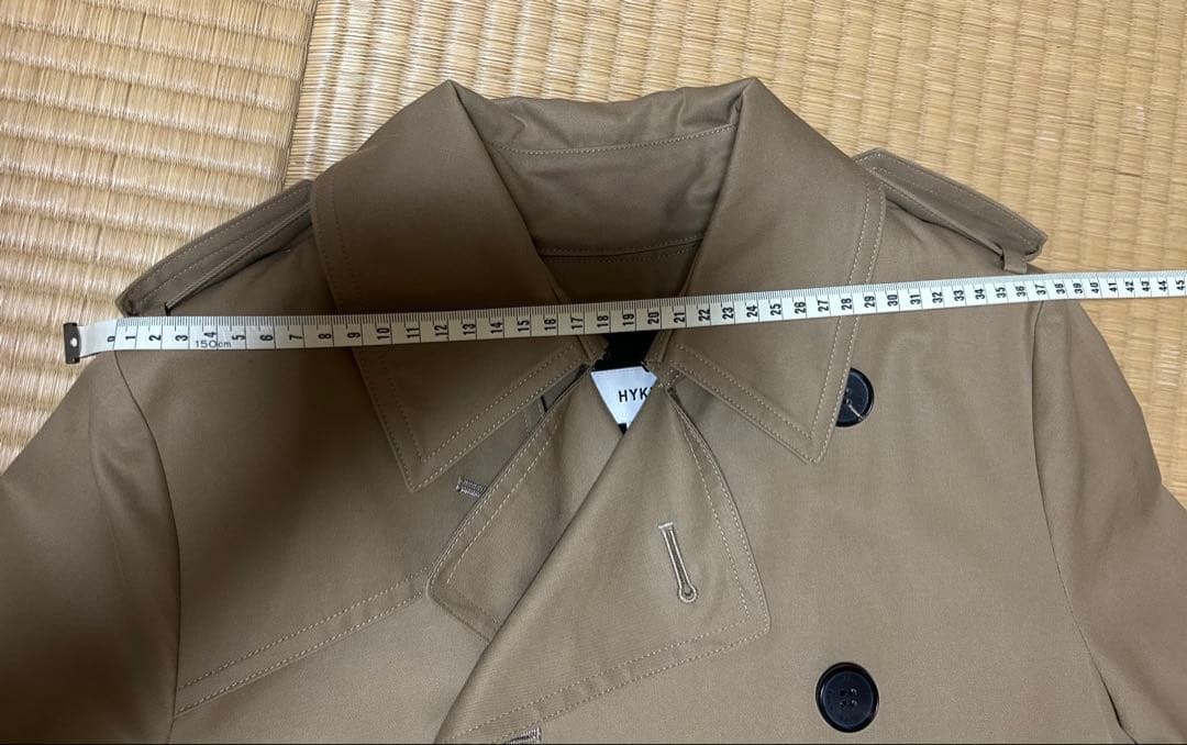 HYKE ベージュ トレンチコート サイズ2 値下げしました