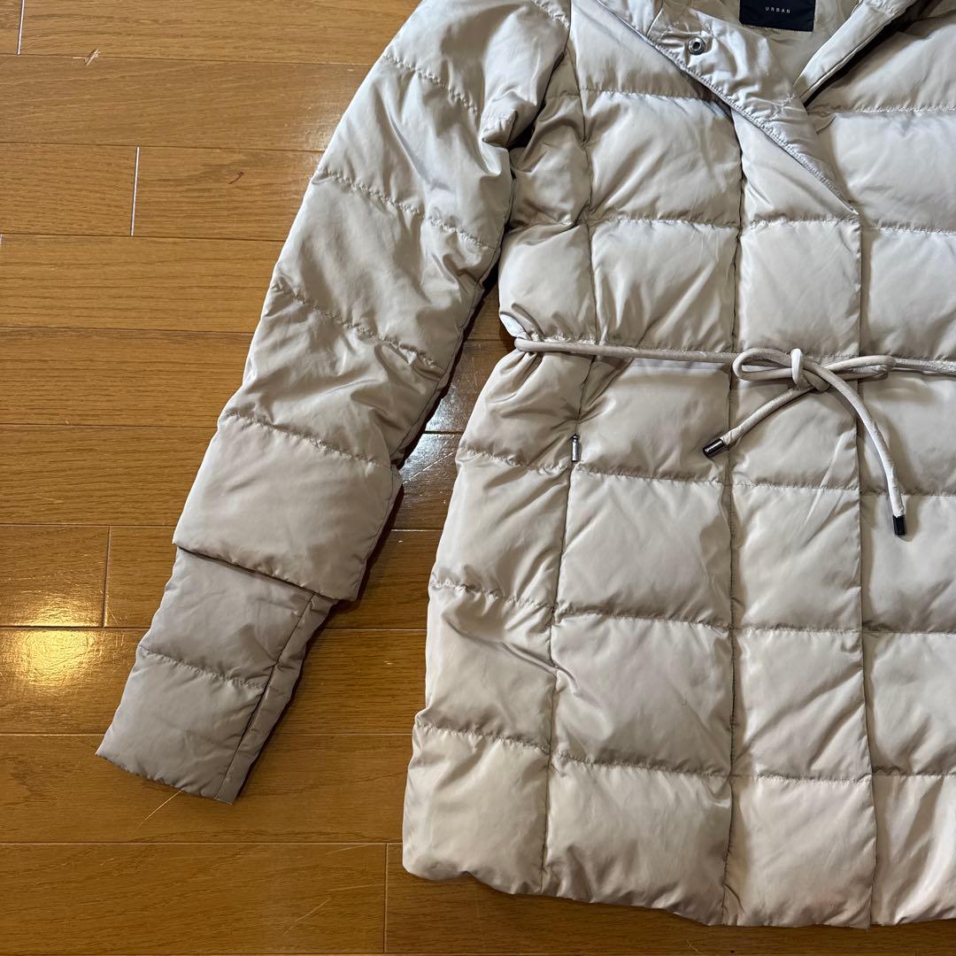MaxMara WEEKEND ダウンコート フード付き ベージュ 40