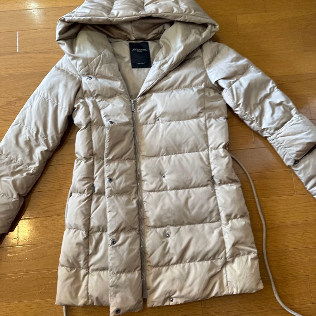 MaxMara WEEKEND ダウンコート フード付き ベージュ 40