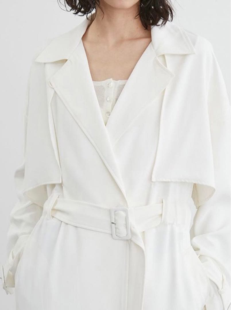 らび styling/（スタイリング/） ウエストギャザートレンチコート