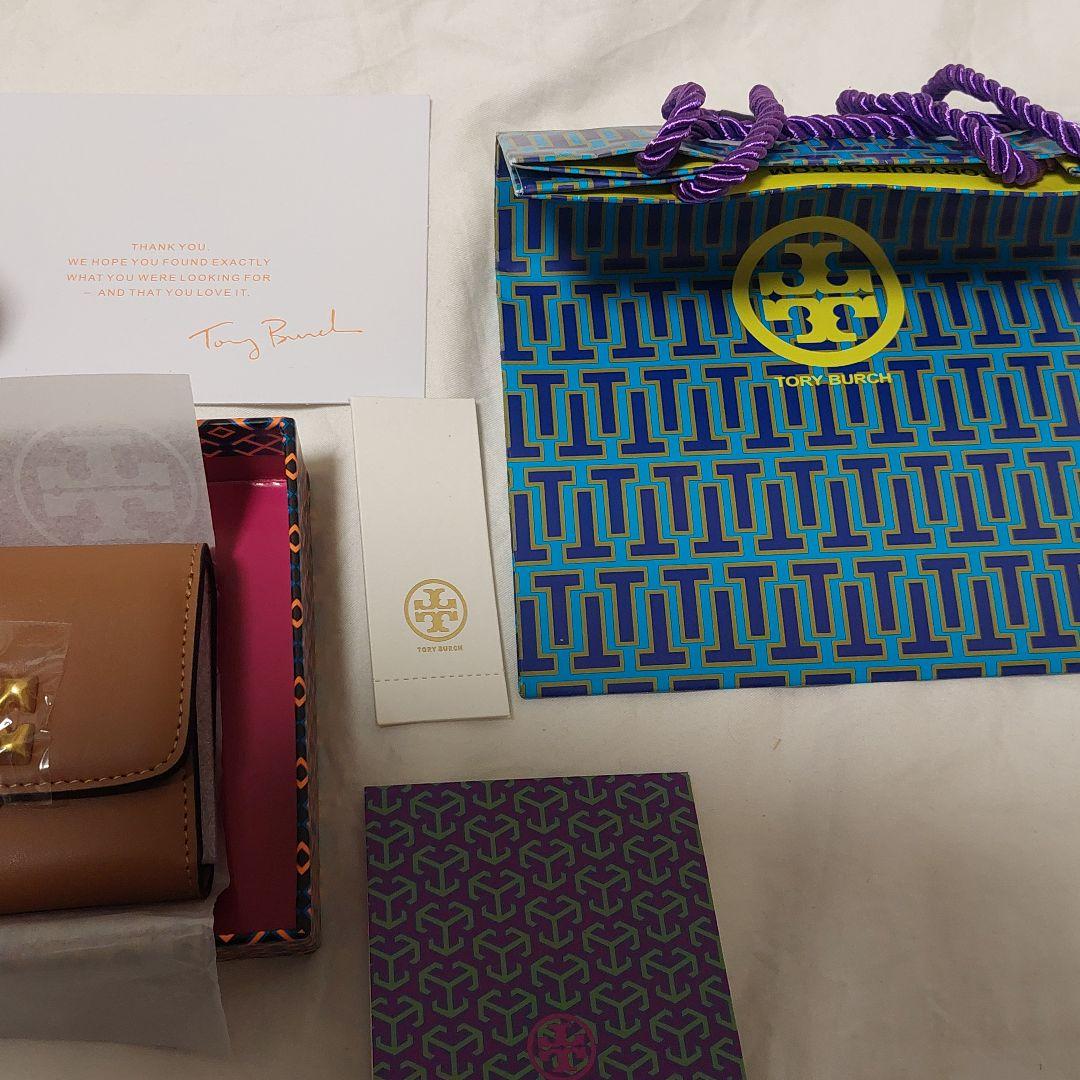 TORY BURCH❕トリーバーチ 三つ折り 財布 エレノア ブラウン ギフト