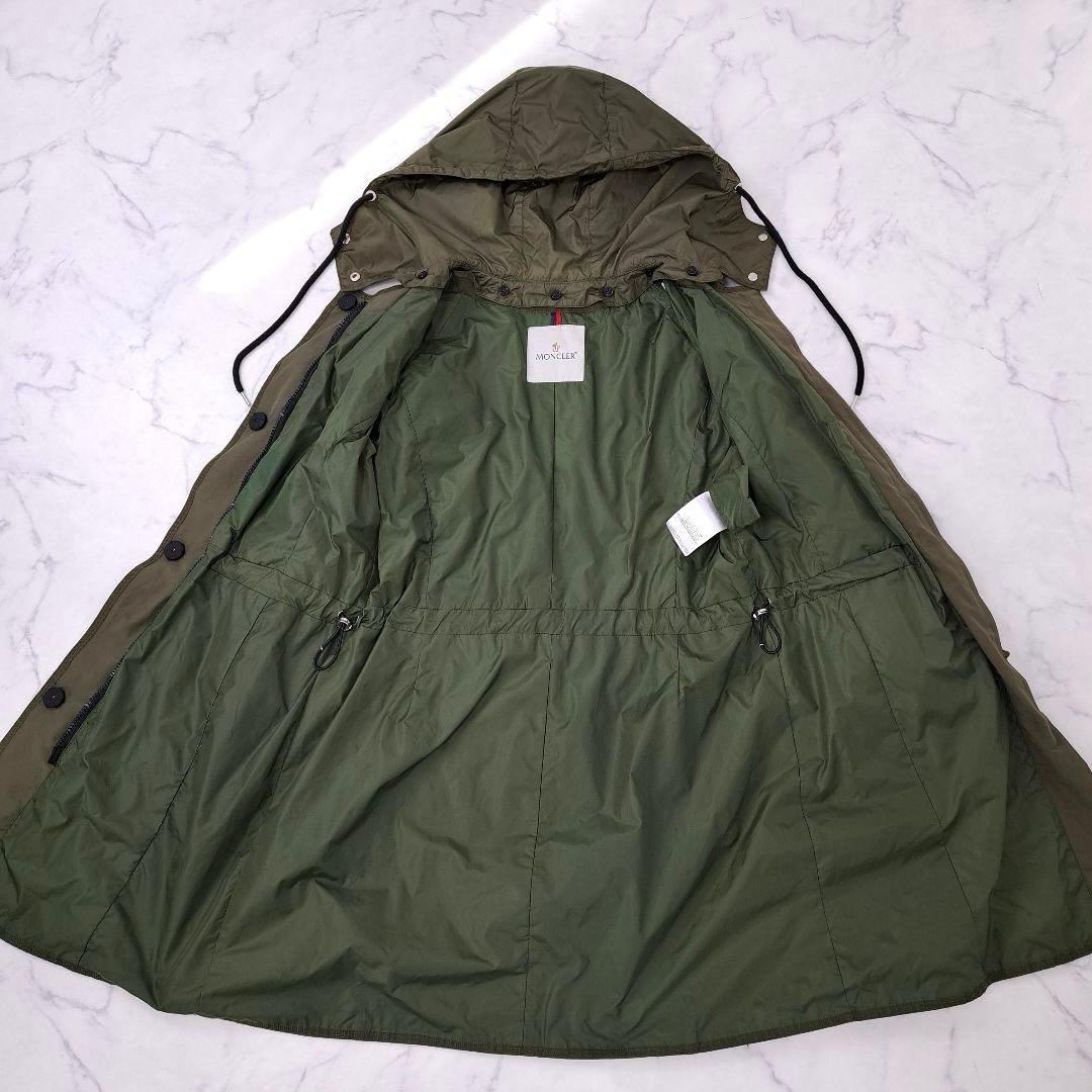 美品 MONCLER モンクレール ESDRA コート カーキ 1 Aライン