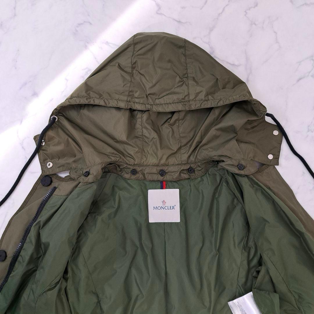 美品 MONCLER モンクレール ESDRA コート カーキ 1 Aライン