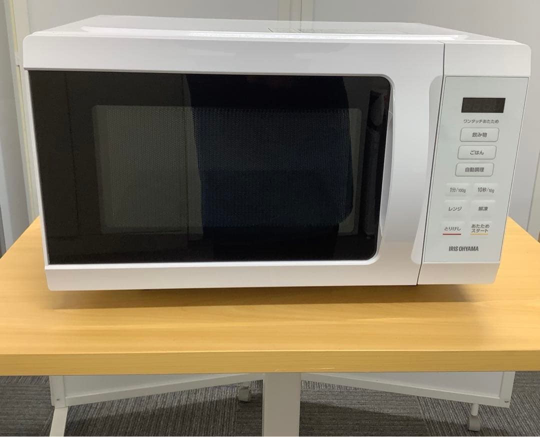 アイリスオーヤマ 電子レンジ 2023年製 KMB-F186-W ヘルツフリー