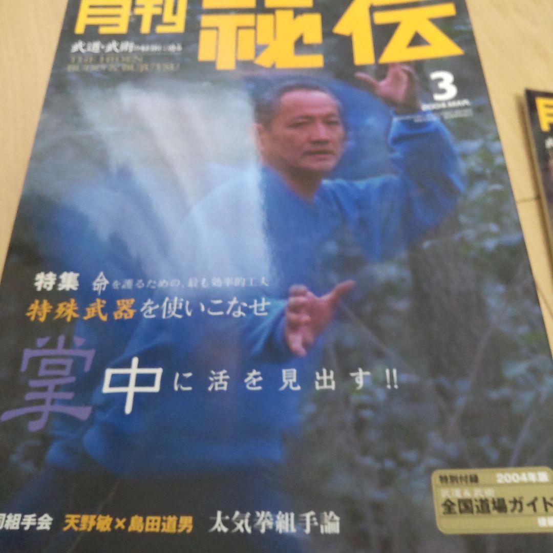 月刊 秘伝 2004 12冊