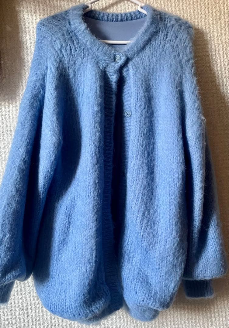 トップス 2WAY MOHAIR SHAGGY KNIT Ameri