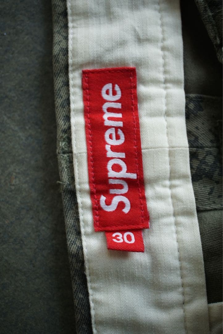 24ss Supreme Snake Print Chino Pant パイソン