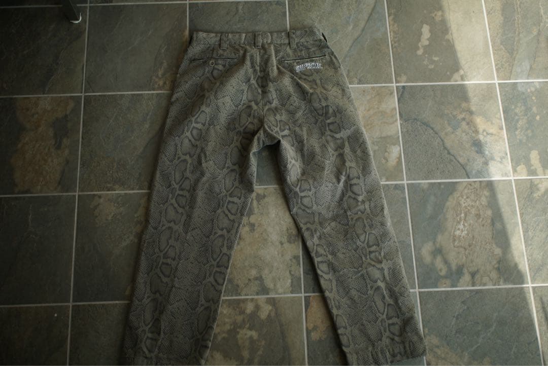 24ss Supreme Snake Print Chino Pant パイソン