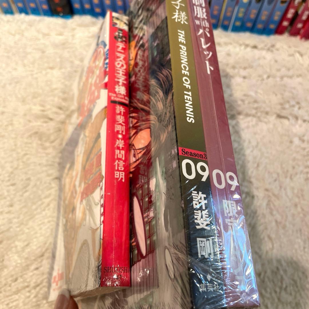 テニスの王子様　新テニスの王子様コミック未開封2冊 限定ピンズ付計55冊セット